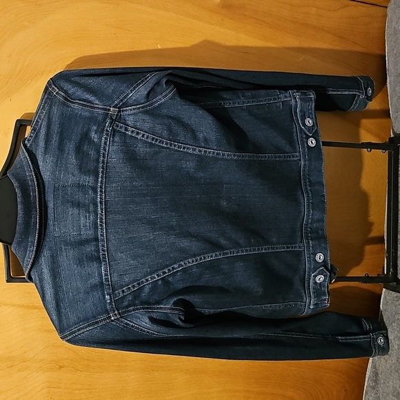 AG Adriano Goldschmied Dark Blue Denim Jacket - Picture 2 of 10